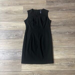 Gap Dress Sz 6 Black Sleeveless Classic LBD Office Date Night Party Old Money